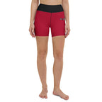 Auto Racing Checkered Yoga Shorts