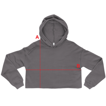 How to measure - Crop Hoodie