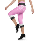 Baby Pink Santa Capris