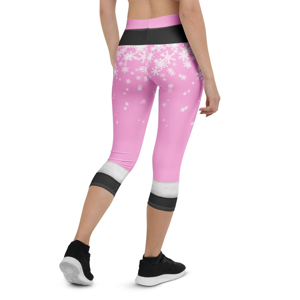 Baby Pink Santa Capris