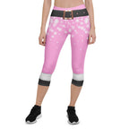 Baby Pink Santa Capris