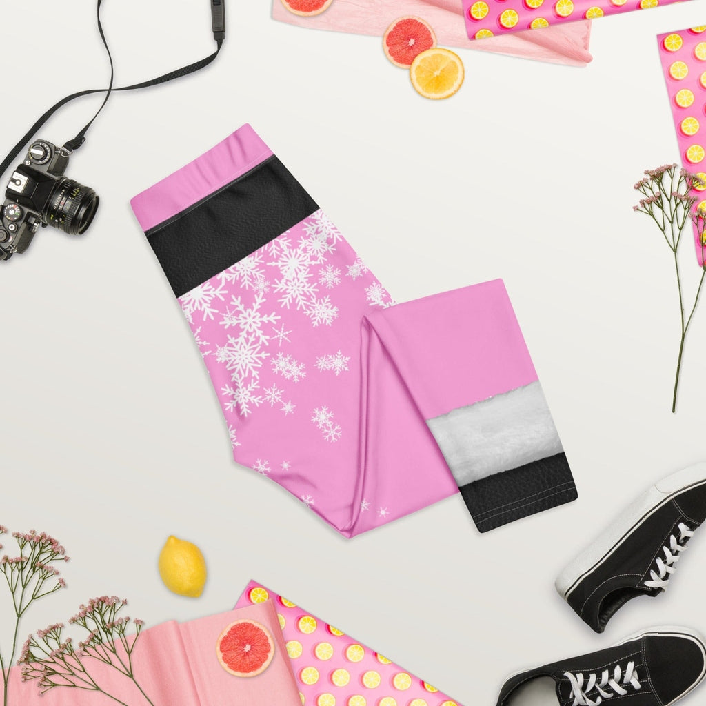 Baby Pink Santa Capris