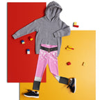 Baby Pink Santa Kid's Leggings