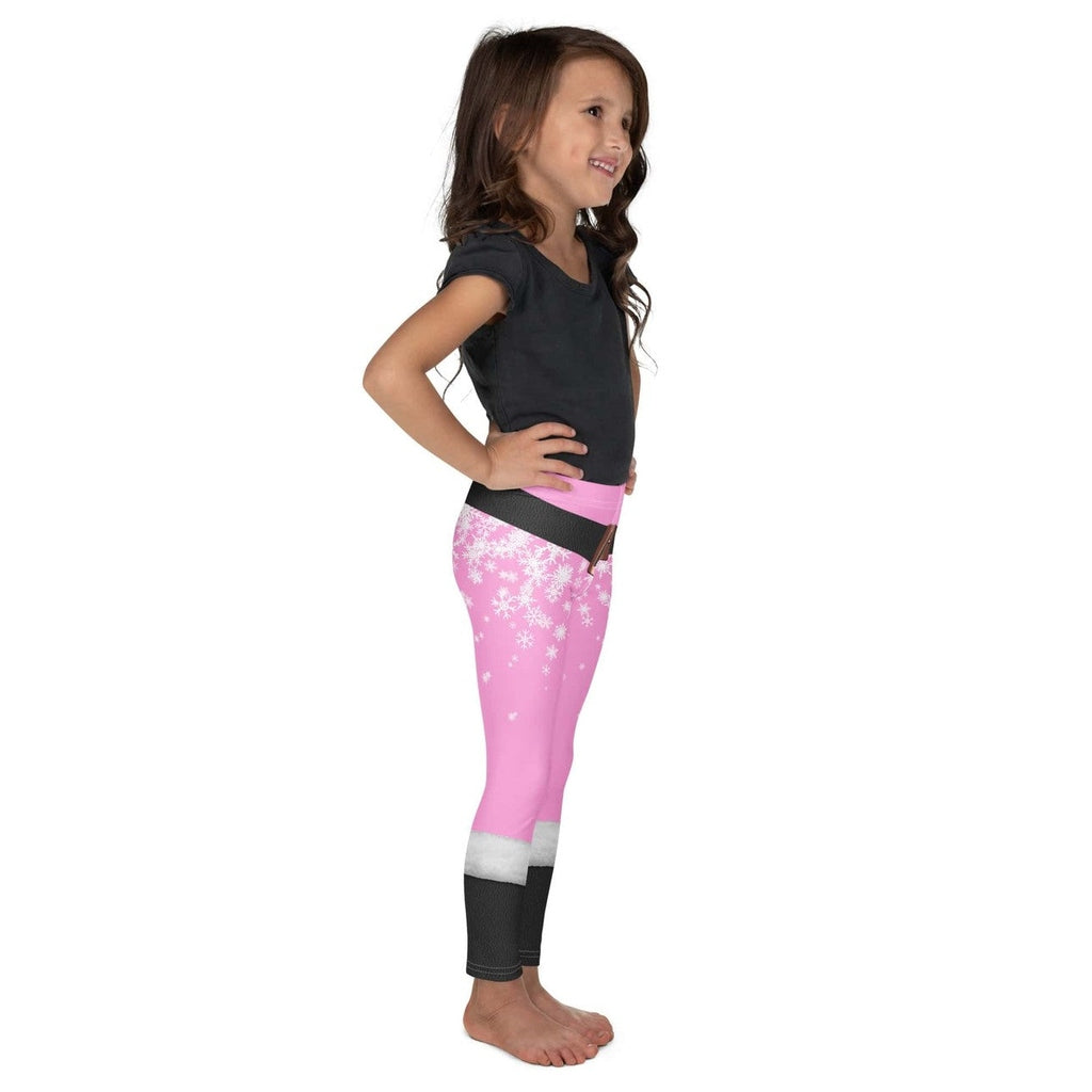 Baby Pink Santa Kid's Leggings