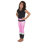 Baby Pink Santa Kid's Leggings