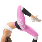 Baby Pink Santa Leggings