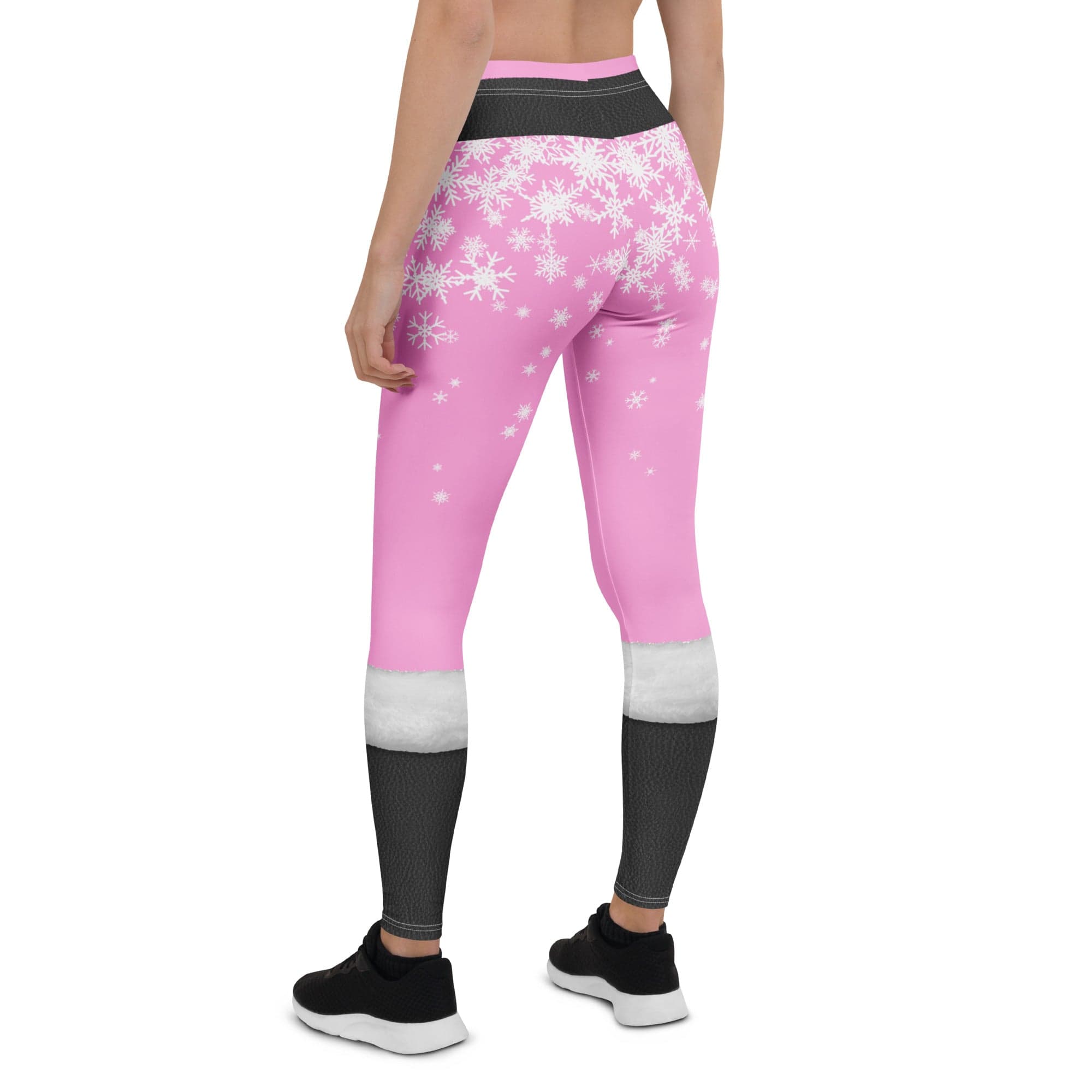 Baby Pink Santa Leggings