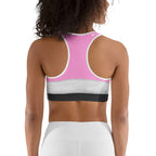 Baby Pink Santa Sports Bra