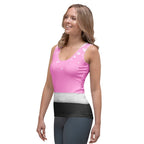 Baby Pink Santa Tank Top