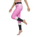 Baby Pink Santa Yoga Leggings