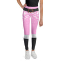 Baby Pink Santa Youth Leggings