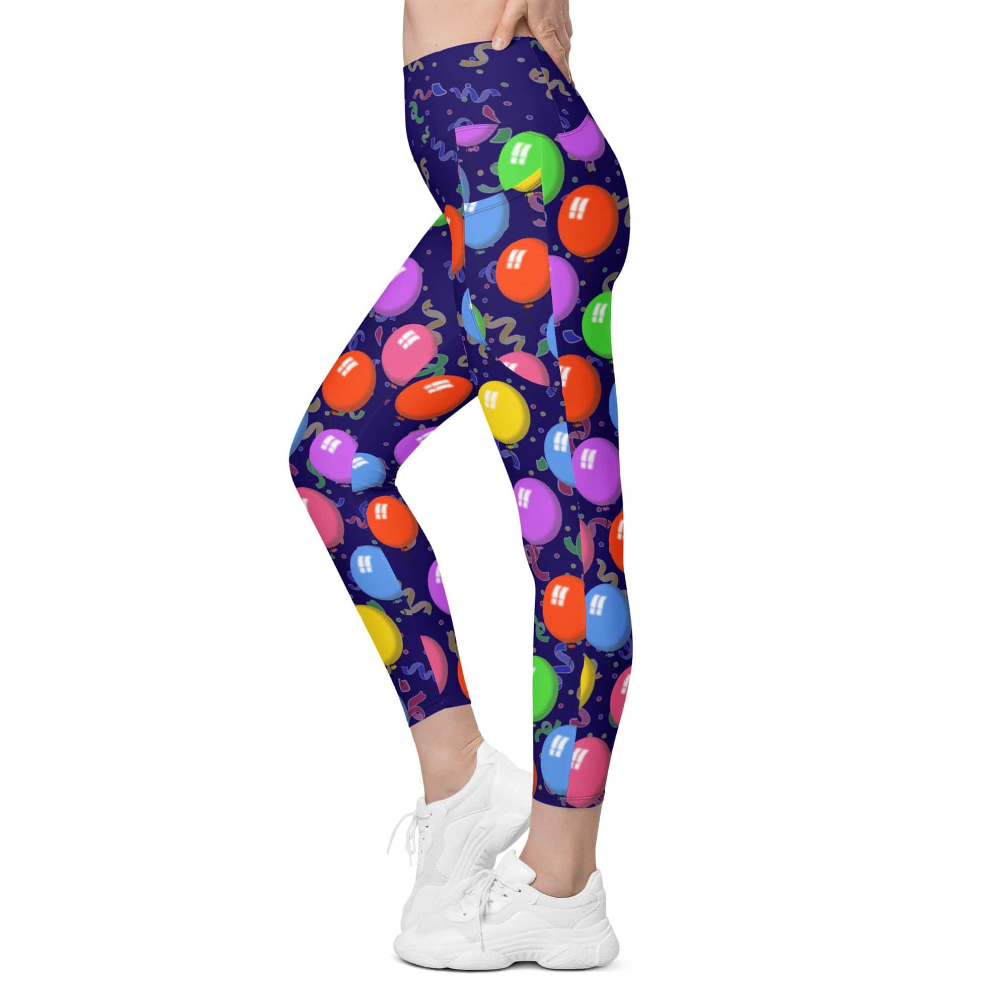 Balloons Leggings With Pockets