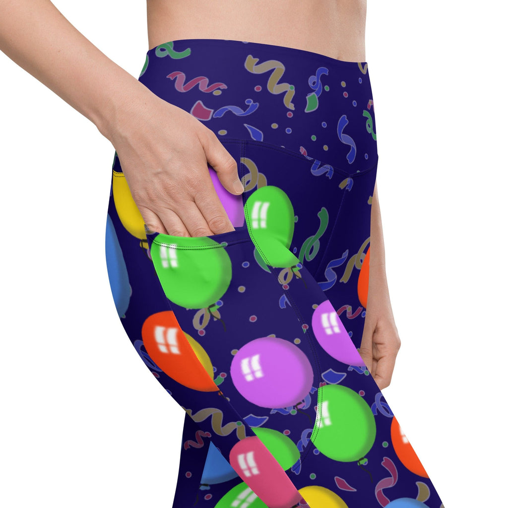 Balloons Leggings With Pockets