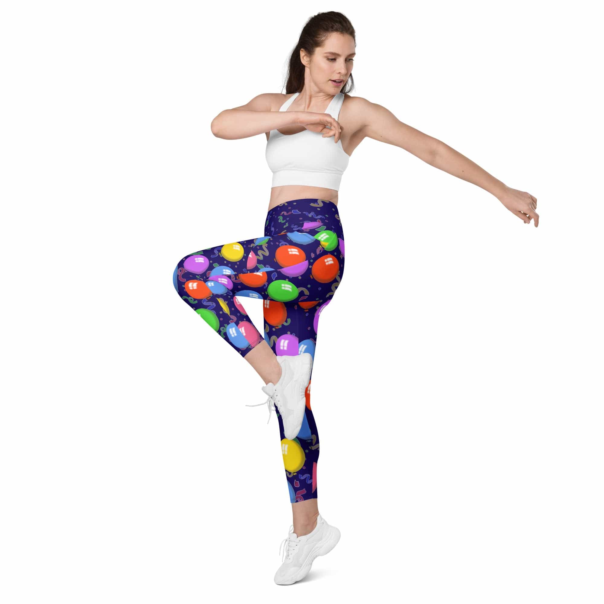 Balloons Leggings With Pockets