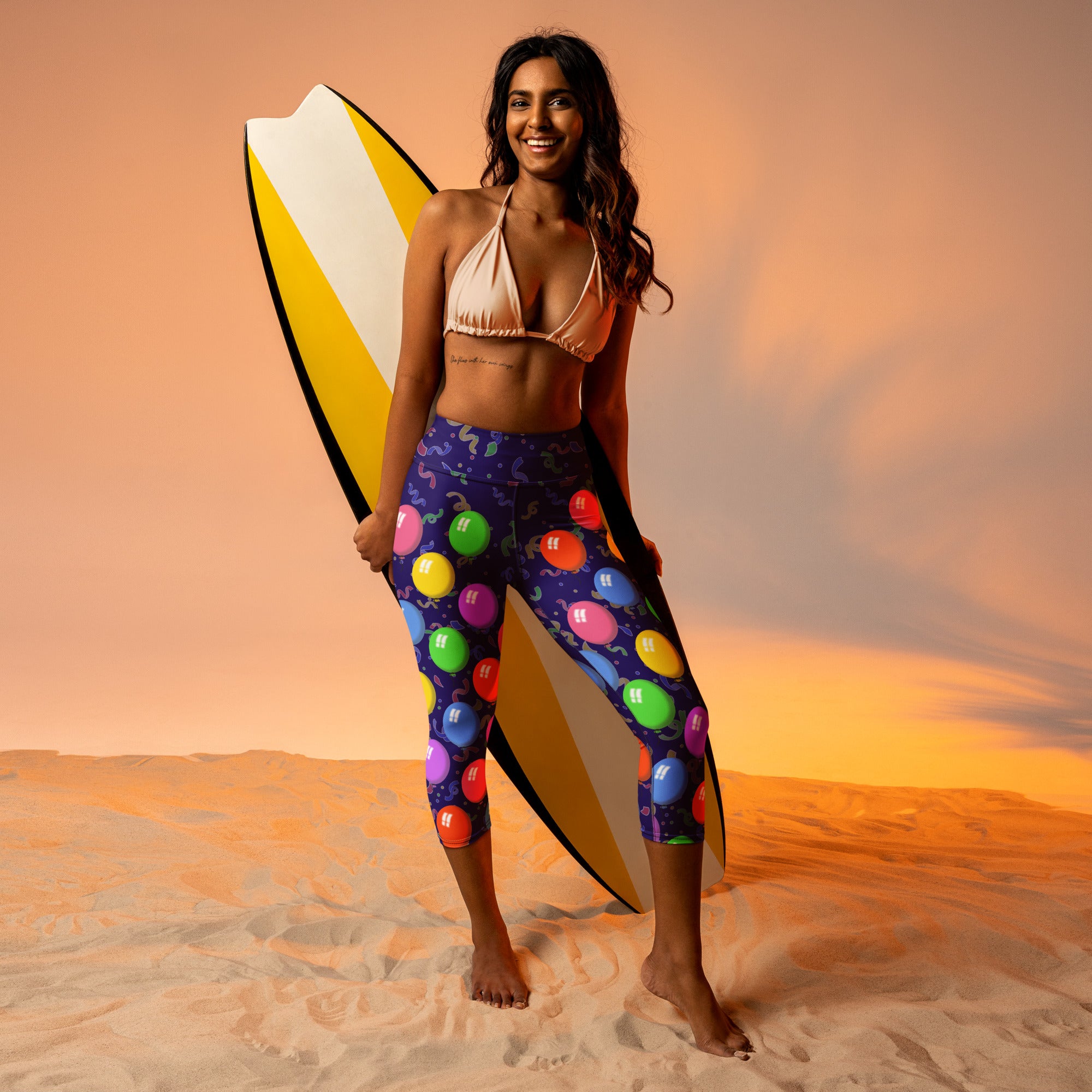 Balloons Yoga Capris