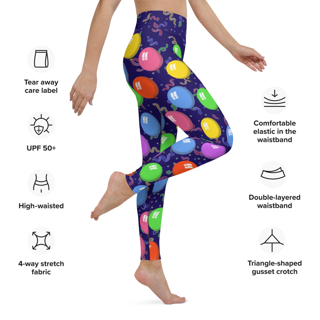 Balloons Yoga Leggings