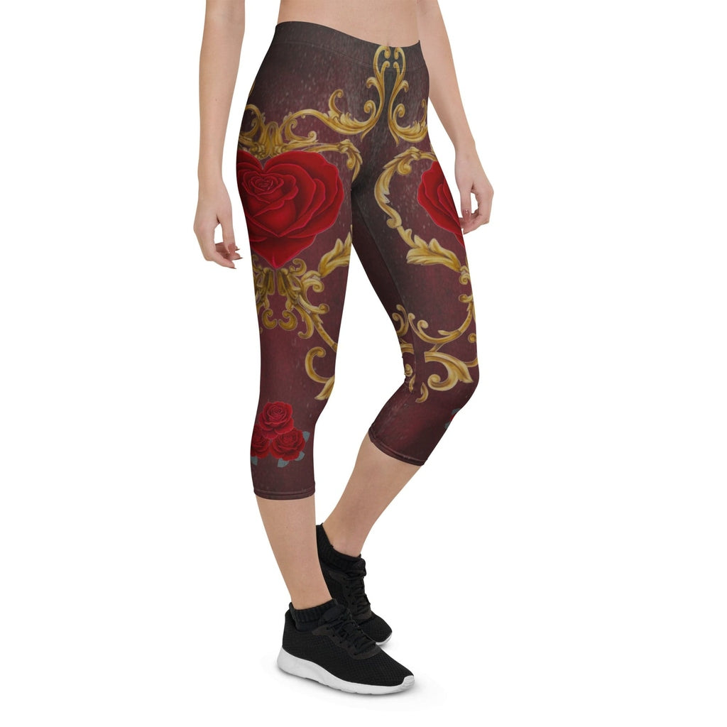 Baroque Heart Bloom Capris