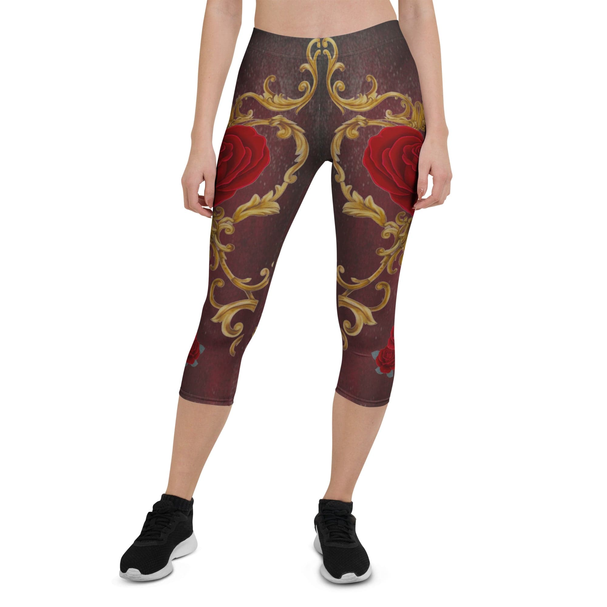 Baroque Heart Bloom Capris