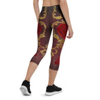 Baroque Heart Bloom Capris