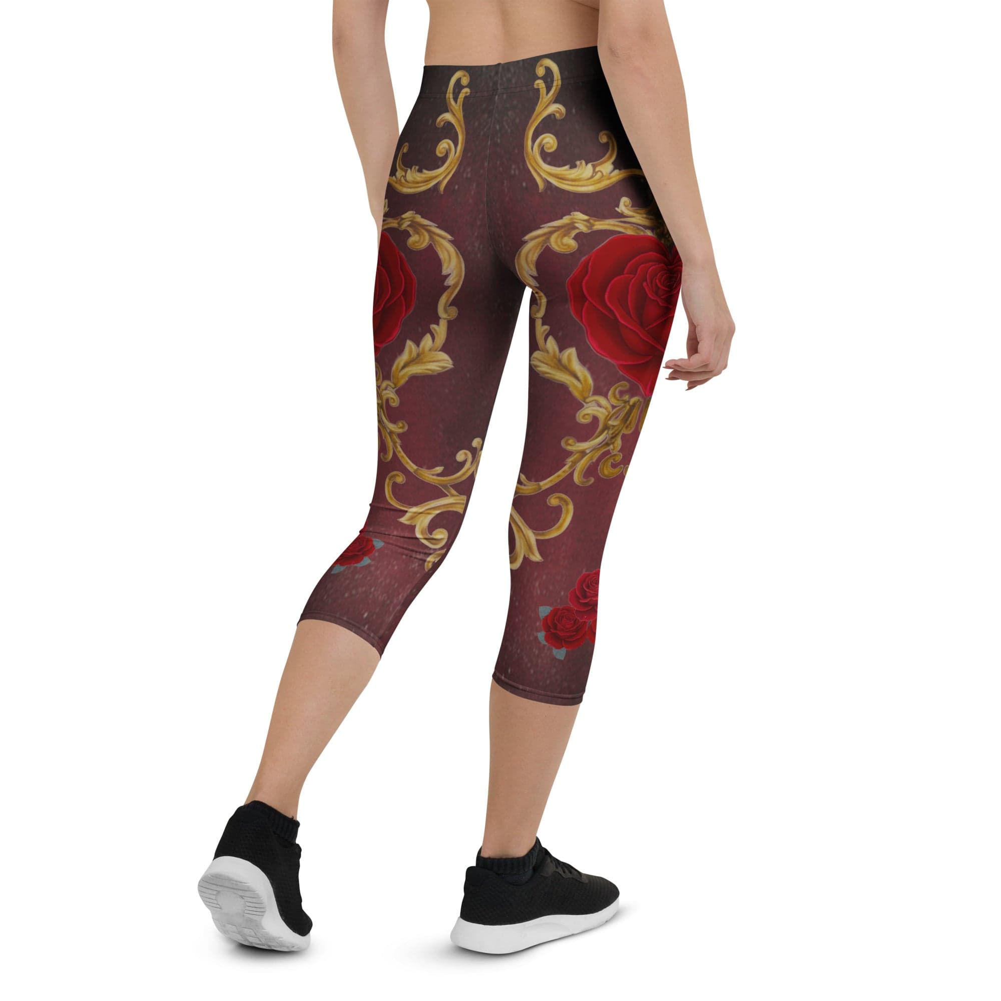 Baroque Heart Bloom Capris