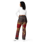 Baroque Heart Bloom Flare Leggings
