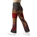 Baroque Heart Bloom Flare Leggings