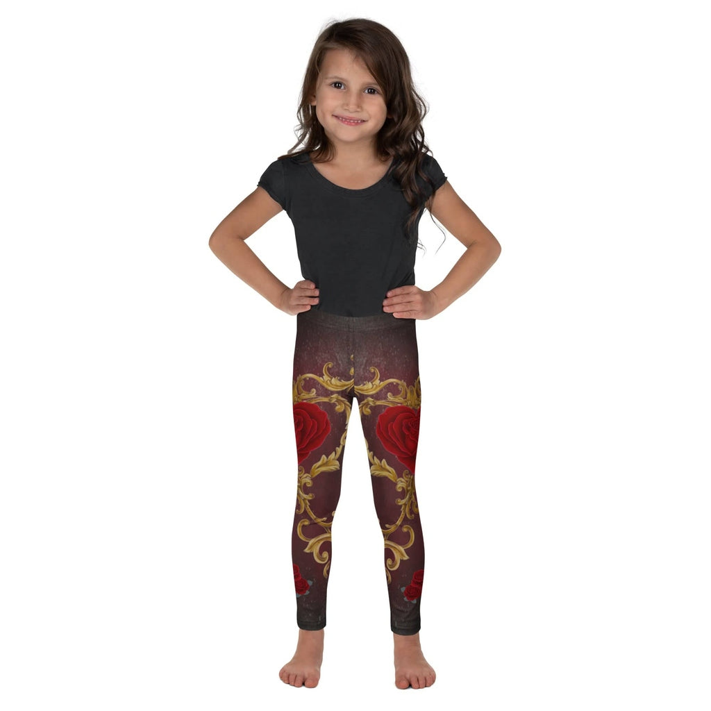 Baroque Heart Bloom Kid's Leggings