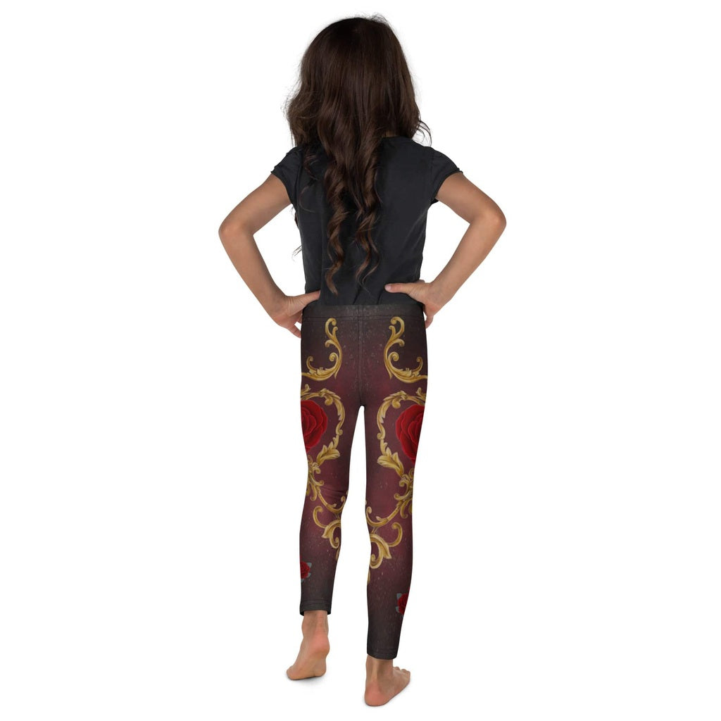 Baroque Heart Bloom Kid's Leggings