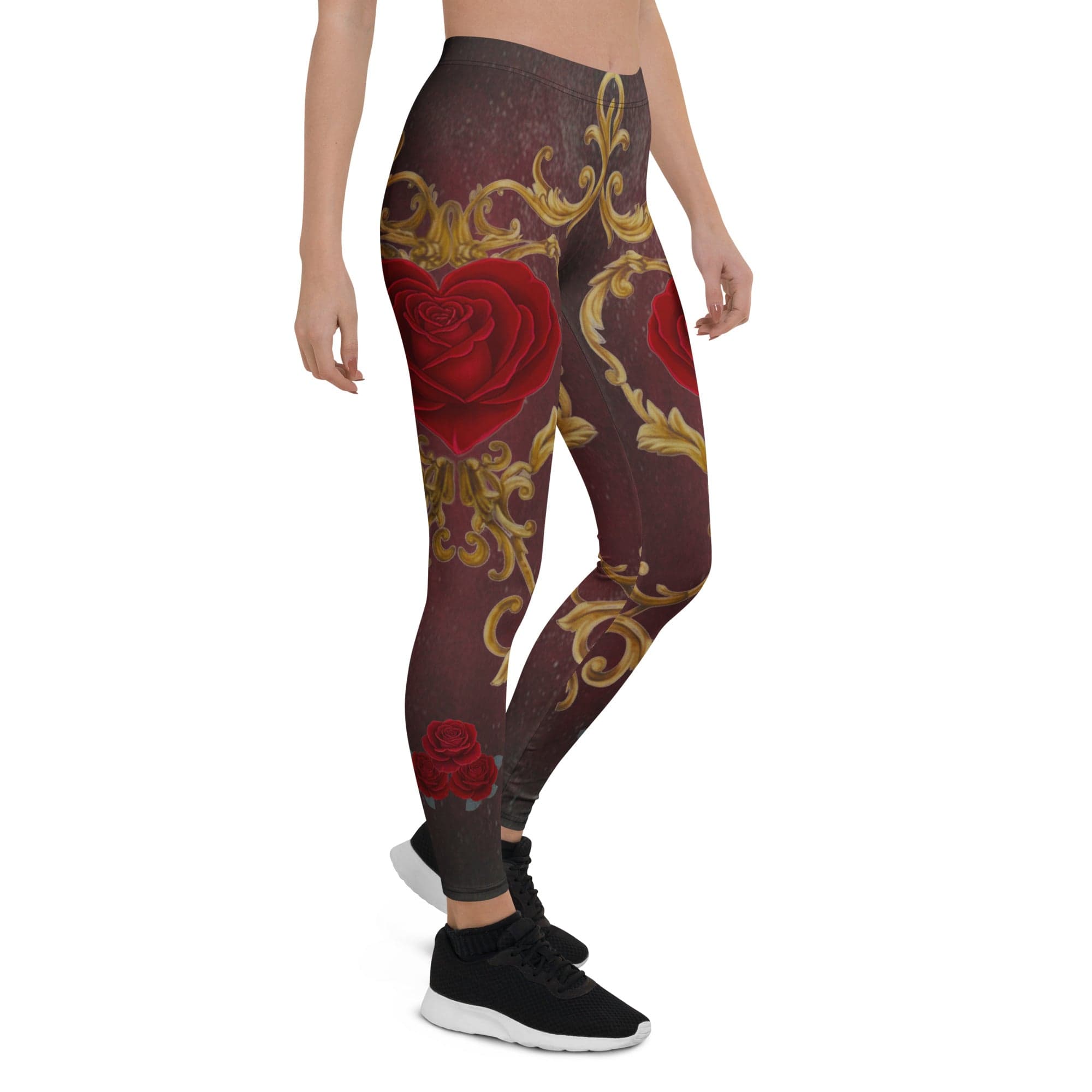 Baroque Heart Bloom Leggings