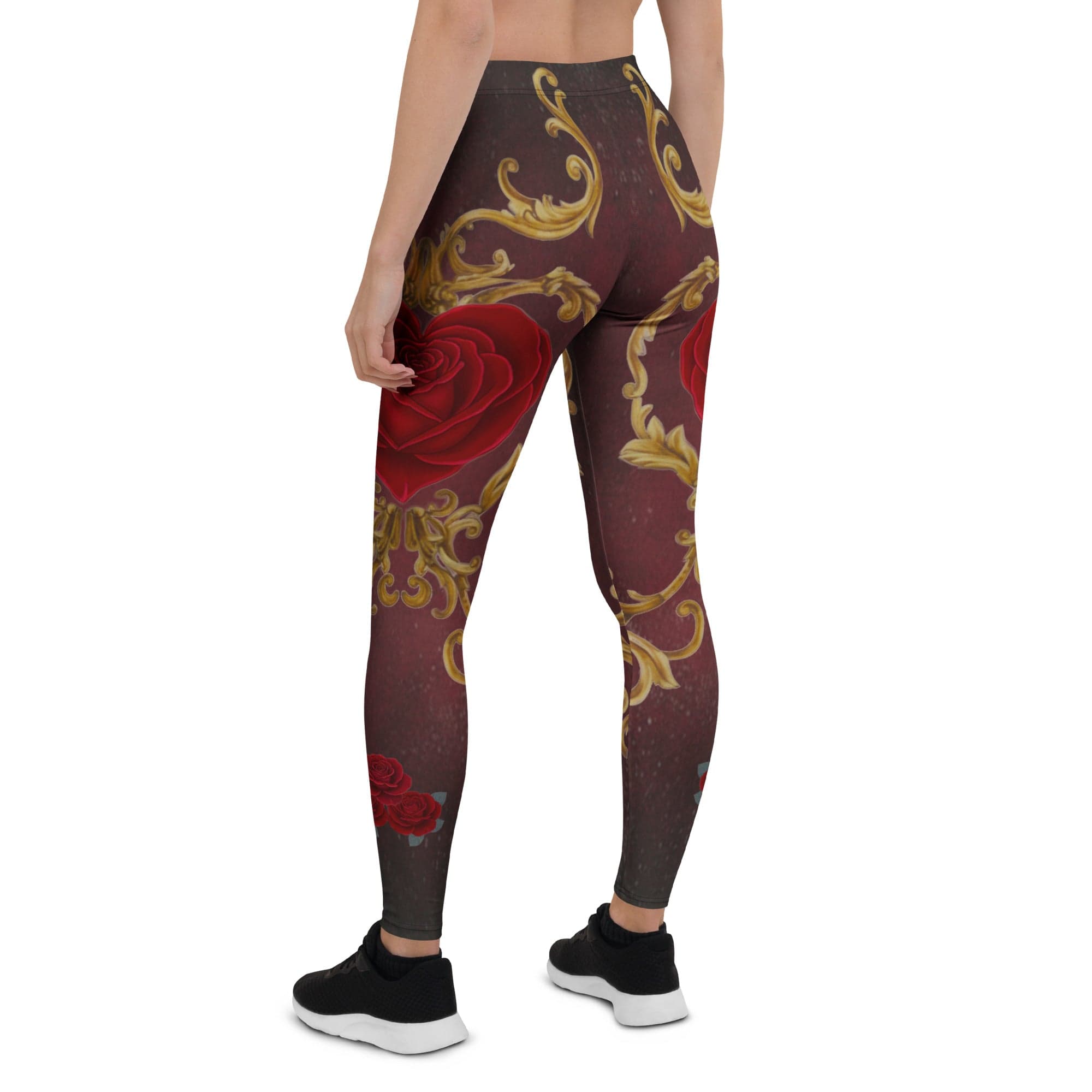 Baroque Heart Bloom Leggings
