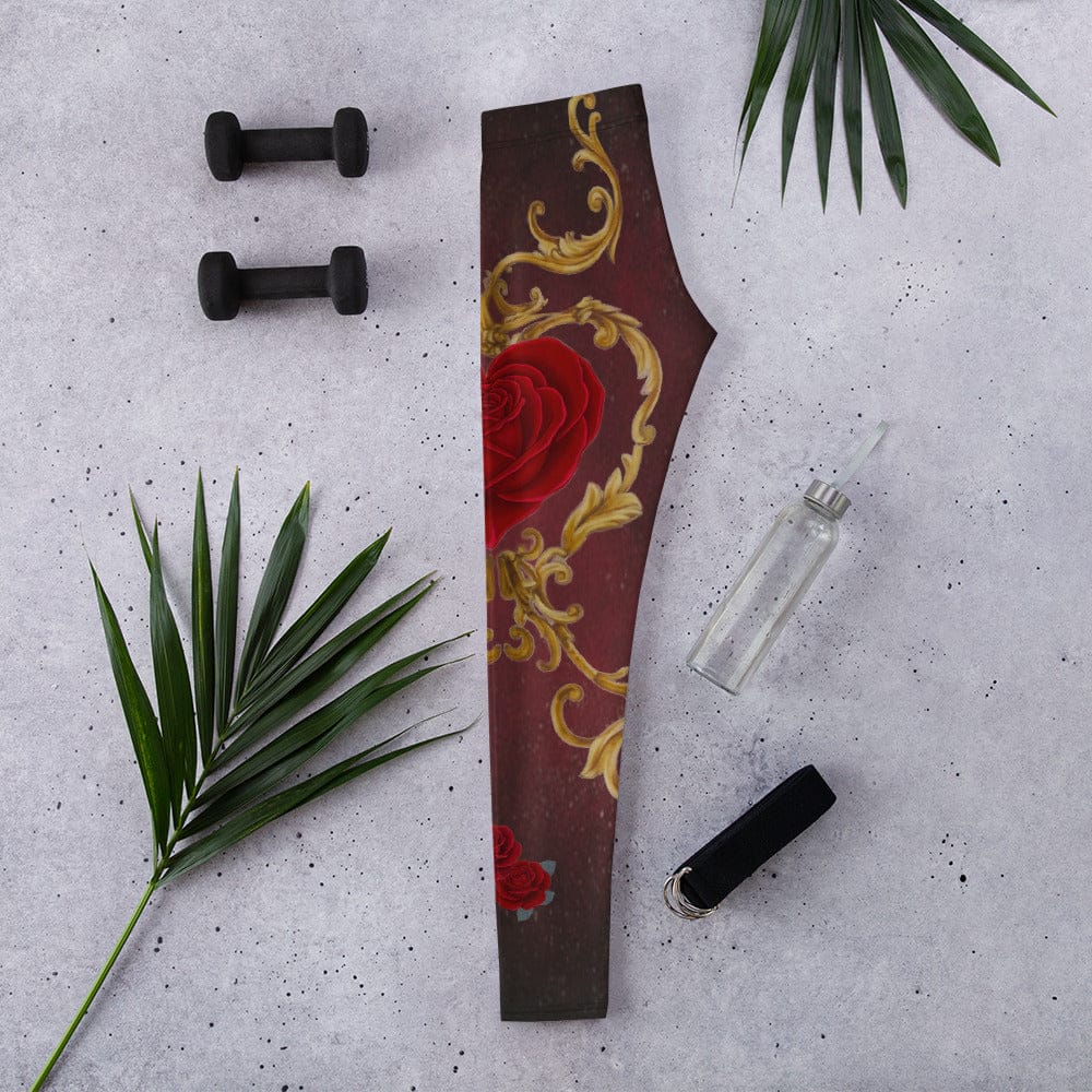 Baroque Heart Bloom Leggings