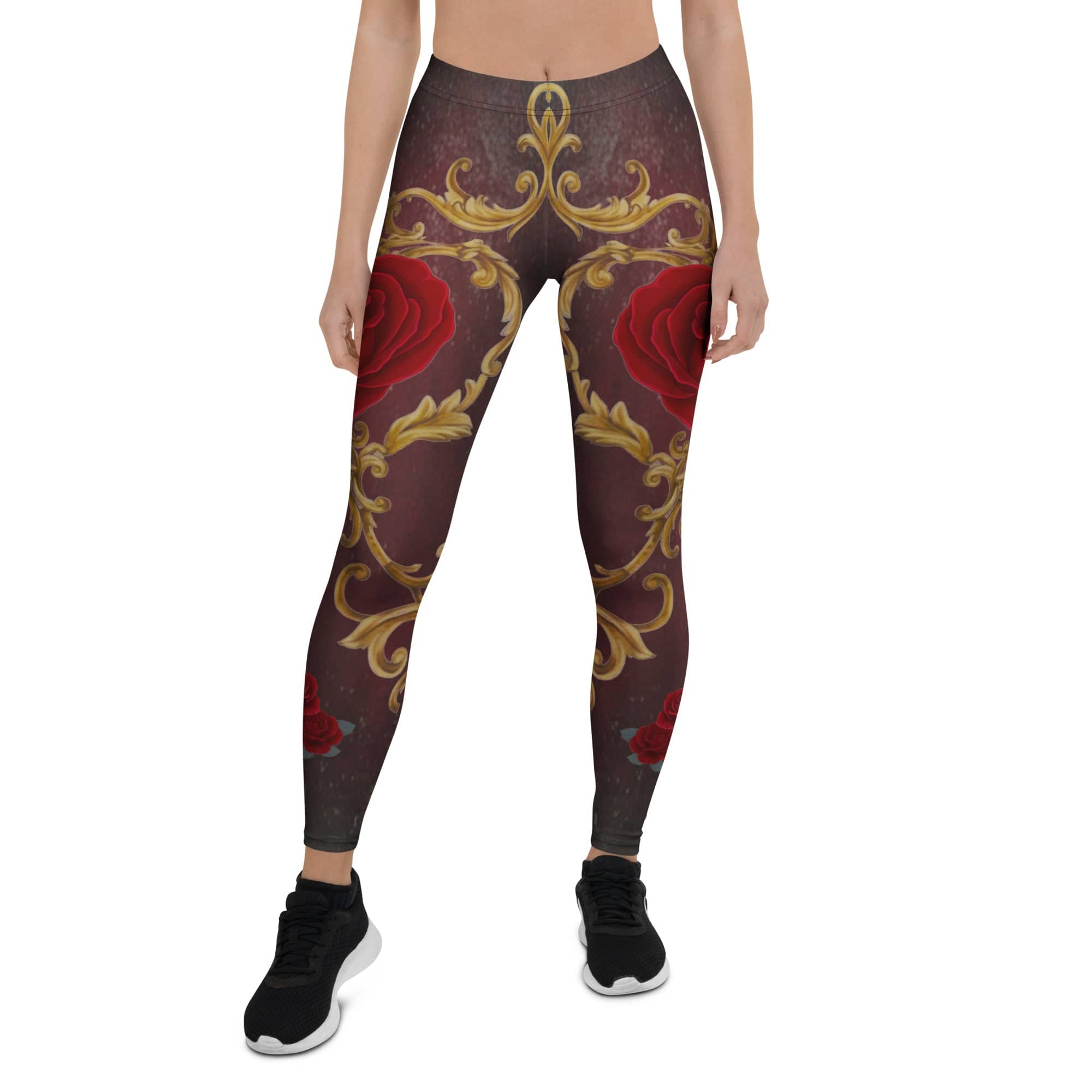Baroque Heart Bloom Leggings