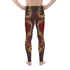 Baroque Heart Bloom Men's Leggings