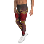 Baroque Heart Bloom Men's Leggings