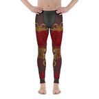 Baroque Heart Bloom Men's Leggings