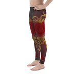 Baroque Heart Bloom Men's Leggings