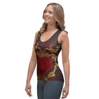 Baroque Heart Bloom Tank Top