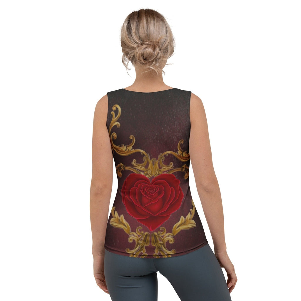 Baroque Heart Bloom Tank Top