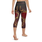 Baroque Heart Bloom Yoga Capris
