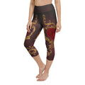 Baroque Heart Bloom Yoga Capris