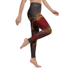 Baroque Heart Bloom Yoga Leggings