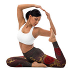 Baroque Heart Bloom Yoga Leggings