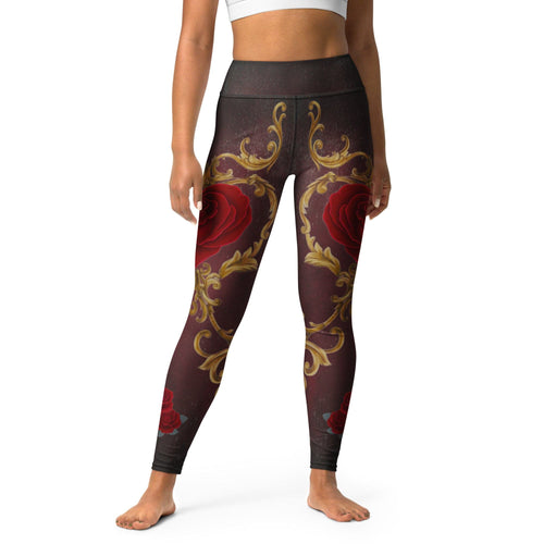 Baroque Heart Bloom Yoga Leggings