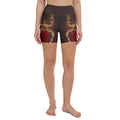 Baroque Heart Bloom Yoga Shorts