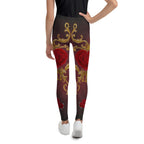 Baroque Heart Bloom Youth Leggings