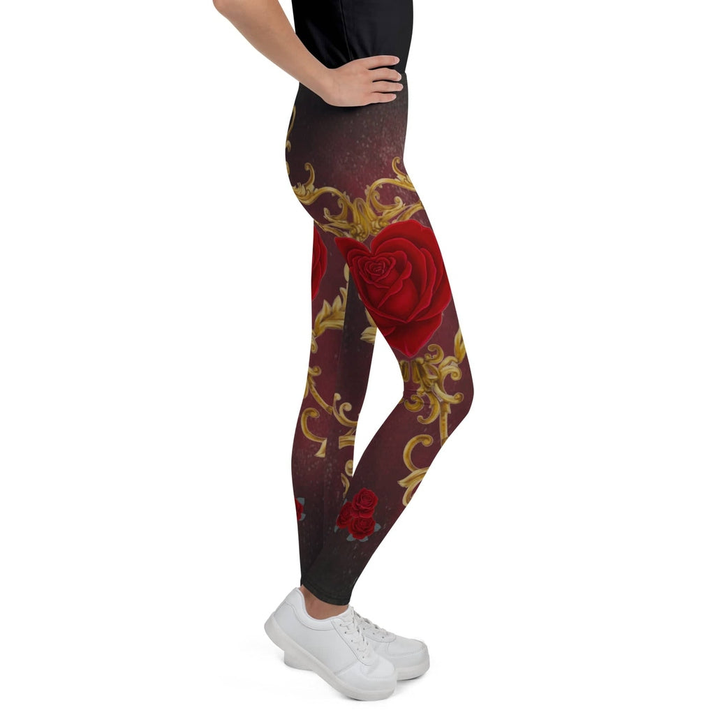 Baroque Heart Bloom Youth Leggings