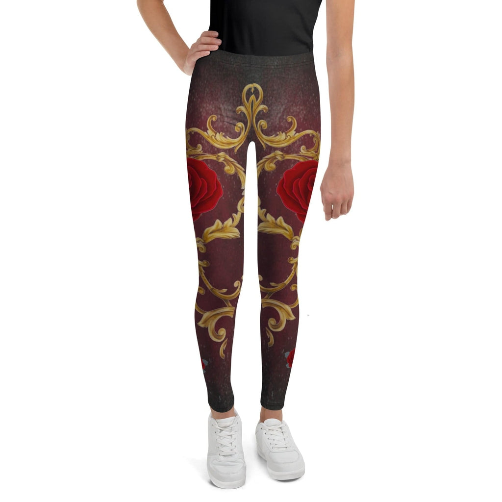 Baroque Heart Bloom Youth Leggings