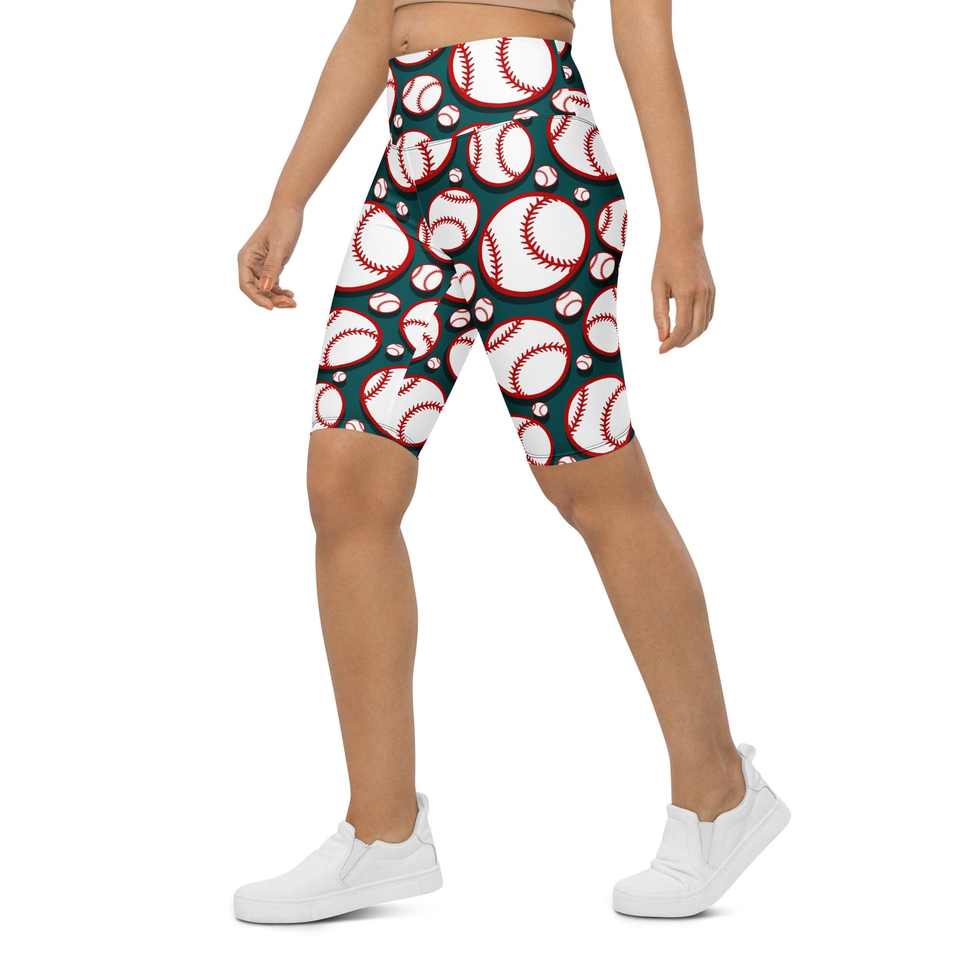 Baseball Biker Shorts