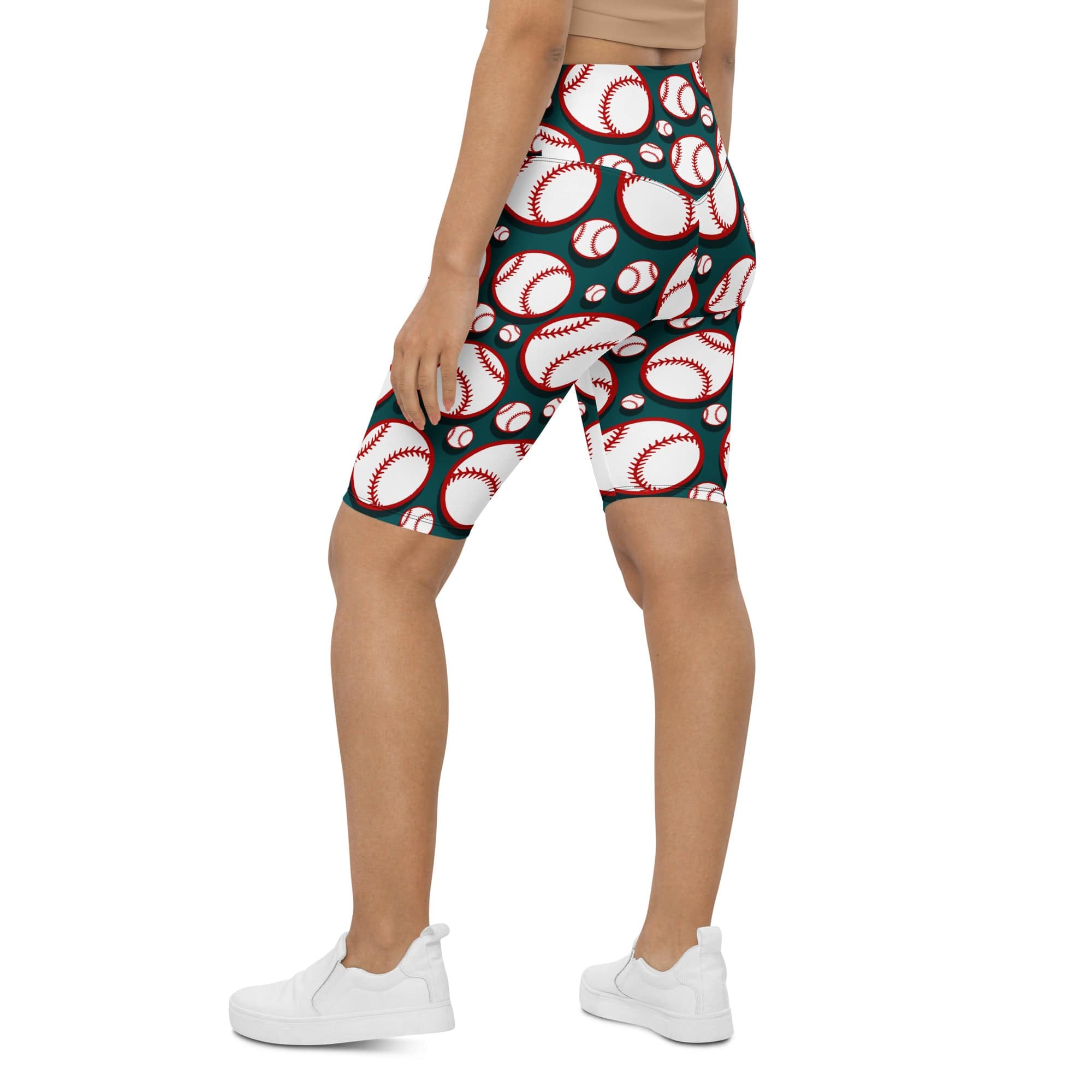 Baseball Biker Shorts