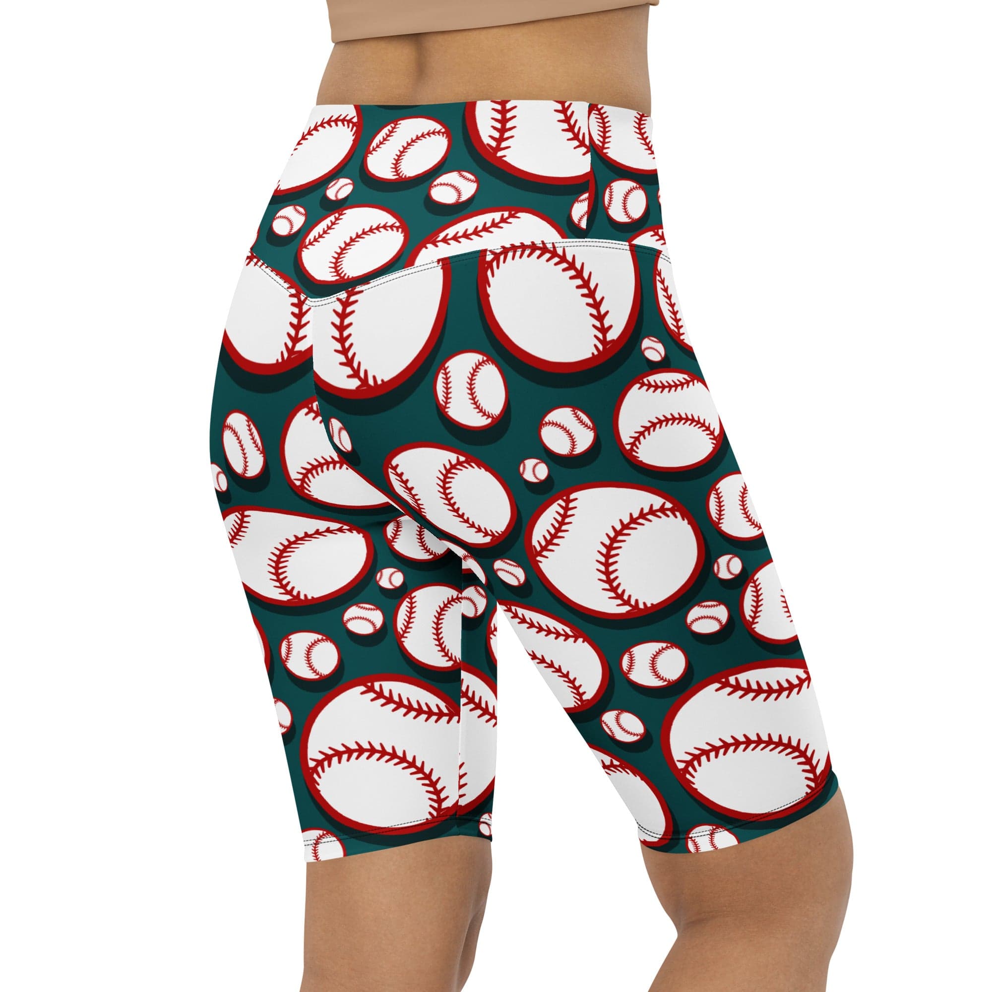 Baseball Biker Shorts